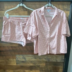 Love by Gap flannel pajama set in xl